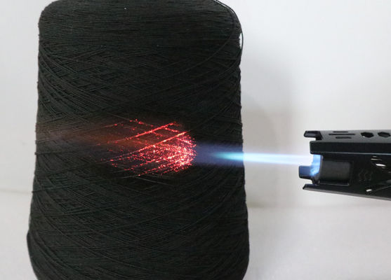 30s/2 Siyah Karbon Fiber Yaprak Ateş Gerileyici ve Preoxidize Spinning ile Yanmaz