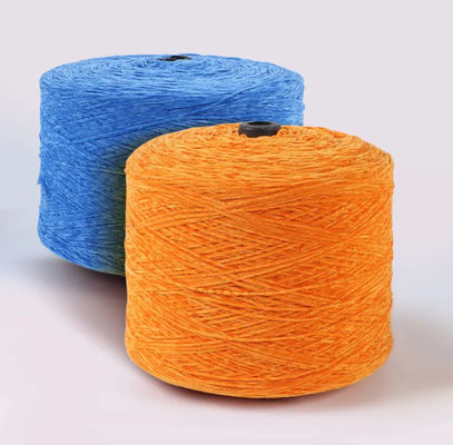 Renkli Polyester Super Chunky Chenille Yarn El örgü için Yarn