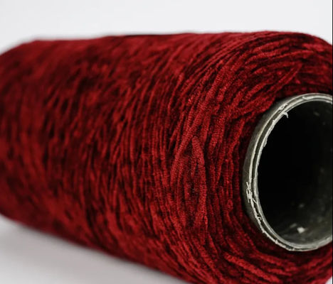 Moda Popüler Kırmızı Kırık Çenille İniş Toplu Renkli Dokuma İnişi