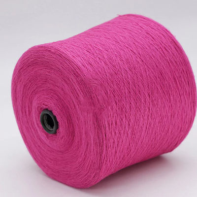 Karışık dokuma rahat Spandex karışık şık iplik süveter fırçalanmış yumuşak boyanmış dokunmuş 100% saf akrilik iplik