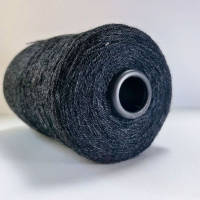 Karışık dokuma rahat Spandex karışık şık iplik süveter fırçalanmış yumuşak boyanmış dokunmuş 100% saf akrilik iplik