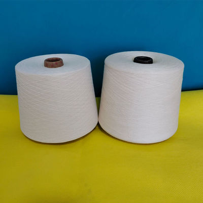 Toplu olarak satılan 100% dokuma poliester / akrilik iplik ipliği 28Nm / 2 18S / 2 Karışık Hoket ve dokunmuş iplikler