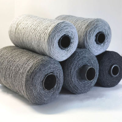 örgü 50% Spandex Yün Şık Rahat Saf Karışık Kalite Viskoz 44% Yüksek İpekler Gergin örgü süveter Akrilik iplik