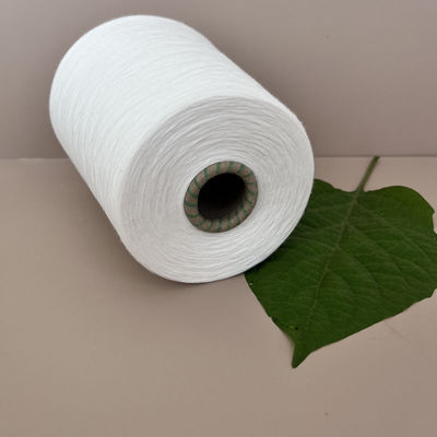 Çember Boyalı Sürekli Yüzük 30S/2 50% Fancy Melange Yarn Custom 40/1 16S Beyaz