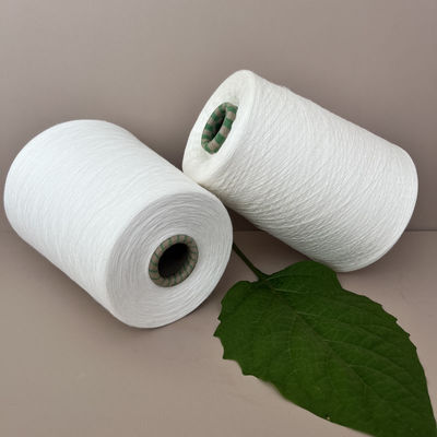Çember Boyalı Sürekli Yüzük 30S/2 50% Fancy Melange Yarn Custom 40/1 16S Beyaz
