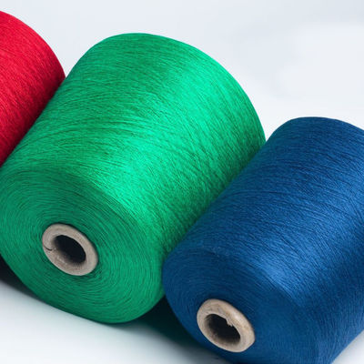 300D Polyester Vortex Viskose Rayon Filament Yaprak Karıştırılmış 30S/2 75D/24F Viskose Boyanmış Yaprak