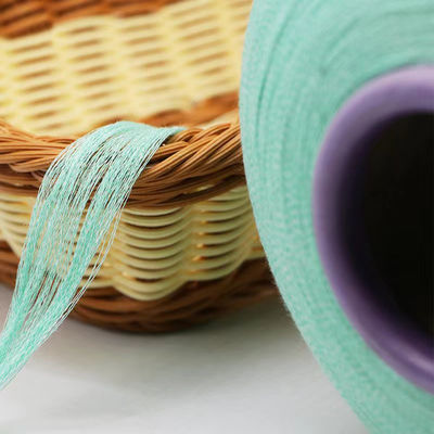Core O/E Virgin Circula 75D/24F Vortex Viskose Melange Yarn Döşeme için Boyanmış örgü