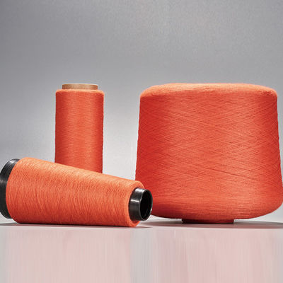 Core O/E Virgin Circula 75D/24F Vortex Viskose Melange Yarn Döşeme için Boyanmış örgü
