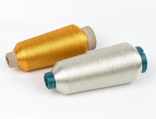 Mx Tipi Polyester Metallik Lurex Yaprakları nakış için M/Mxh/Ms Metal İplik