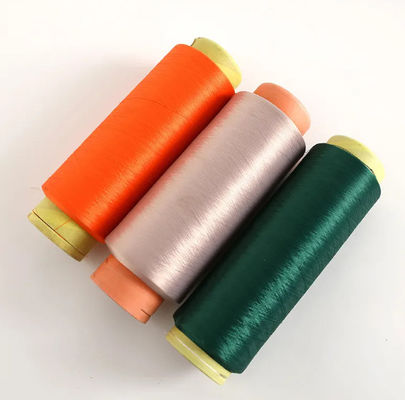 % 100 Polyester ve tek taraflılıklı örgü ve dokuma polyester ipliği